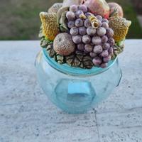 Barattolo Nadir decorato frutta