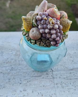 Barattolo Nadir decorato frutta