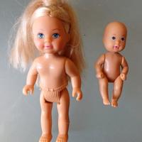 Simba lotto Bambole vintage Bambini Baby 7 / 11 cm