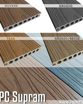Listoni WPC pavimento legno composito pavimenti