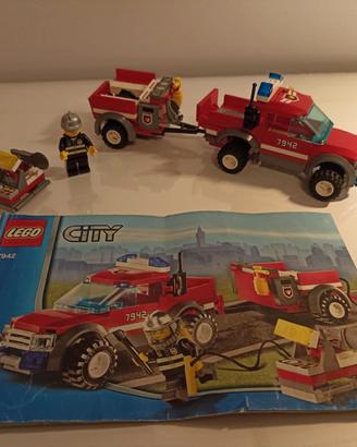 LEGO City 7942 - Pick-up dei Pompieri