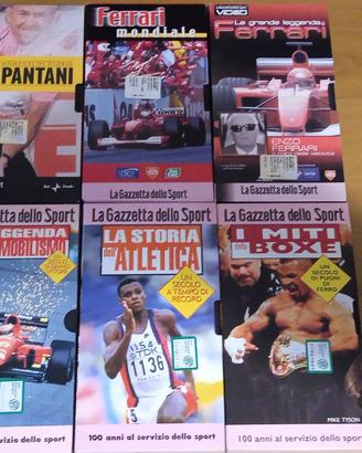 Vhs Sportive-Boxe-Atletica-Ciclismo-Automobilismo