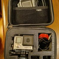 Gopro Hero 4 silver con SD Card 32GB e accessori