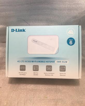 D-link DWR932W router mobile Wi-Fi 6 ax300 4G LTE