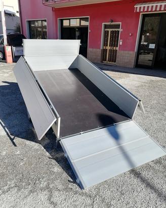 rimorchio MTE240/14-k 1300 KG + kit soprasponde al