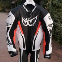 tuta moto 54 intera in pelle perfetta 