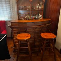 Mobile bar in legno massello