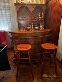 Mobile bar in legno massello