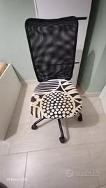sedia girevole  x scrivania ikea 