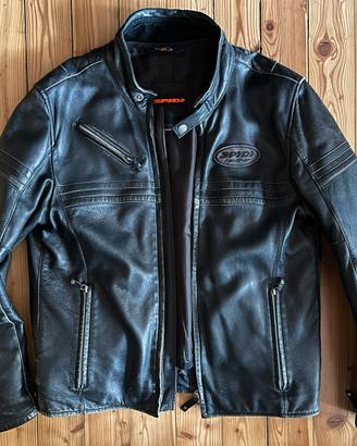 Giacca pelle moto uomo