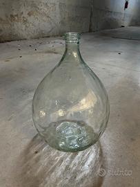 Damigiana vintage vetro trasparente 54L