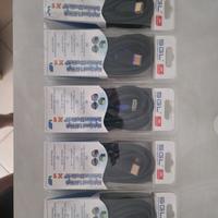 Cinque cavi hdmi da 3 metri