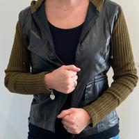 Giacchino ecopelle e acrilico