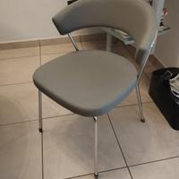 sedie Connubia Calligaris New York grigio tortora 