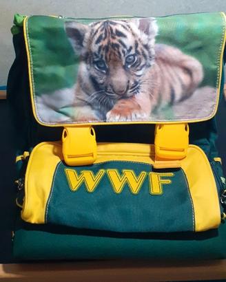 Zaino Tigre wwf Adventure Boy Zainetto borsa carte