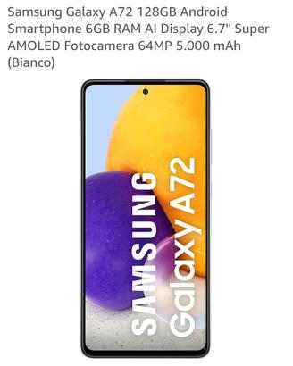 Samsung Galaxy A 72 128 giga