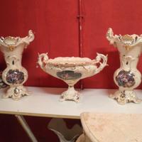 TRITTICO DI VASI BAROCCO STILE VENEZIANO