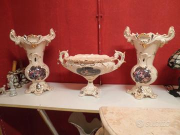 TRITTICO DI VASI BAROCCO STILE VENEZIANO