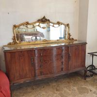 Credenza soggiorno con cassettoni stile Chippendal