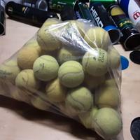 50 palline tennis usate