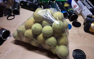 50 palline tennis usate