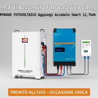 Sistema di Accumulo impianto FOTOVOLTAICO 11,7kWh