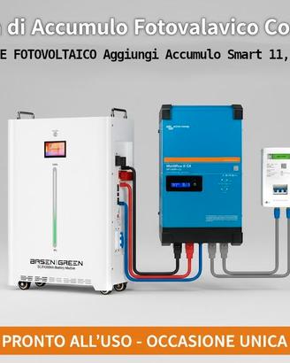 Sistema di Accumulo impianto FOTOVOLTAICO 11,7kWh