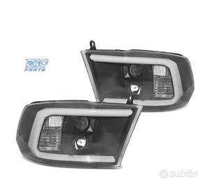 FARI PER DODGE RAM 09-18 LUCE DIURNA A LED NERO