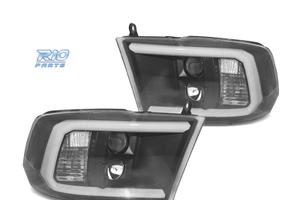 FARI PER DODGE RAM 09-18 LUCE DIURNA A LED NERO