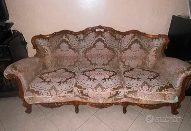 Divano e poltrone stile barocco