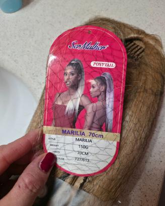 Coda bionda 70cm NUOVA