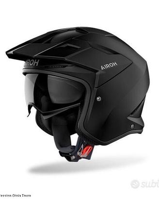 AIROH Casco Jet Kombakt - Color - Black