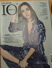 Ambra Angiolini copertina su Io Donna del 2015