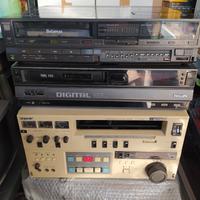 Lotto VHS Betamax VO-9850P SL-HF100 BR-S600E VR694