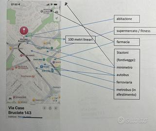 Camera con bagno a studentessa