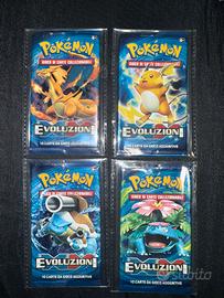 VUOTI Pokemon Evoluzioni Artset Bustine Buste