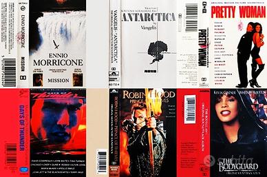 Colonne sonore anni '80 e '90 in musicassetta
