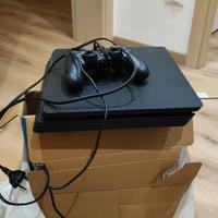 ps4 slim 500 giga con controller e  giochi