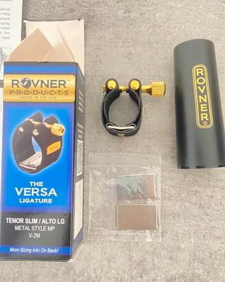 Legatura sax tenore Rovner versa con cap