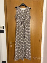 Tuta con corpetto canottiera e pantalone liscio