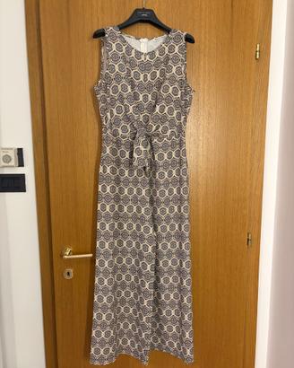 Tuta con corpetto canottiera e pantalone liscio