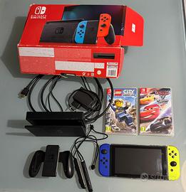 Nintendo switch + accessori e custodia