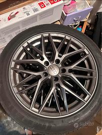Cerchi + gomme audi 18