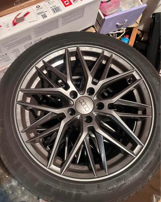 Cerchi + gomme audi 18