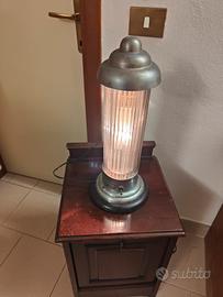 Paralume stile Vintage, cannette cilindriche trasp