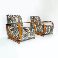 Coppia di poltrone Art Decò 1940 stile Thonet