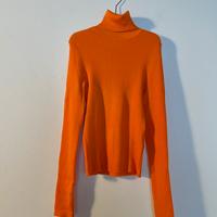 Maglione dolcevita arancione taglia S H&M