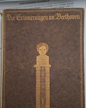 Libro vintage Die Erinnerungen an Beethoven 1913