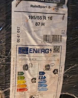 Pneumatici 195/55 r16 87 H nuovi