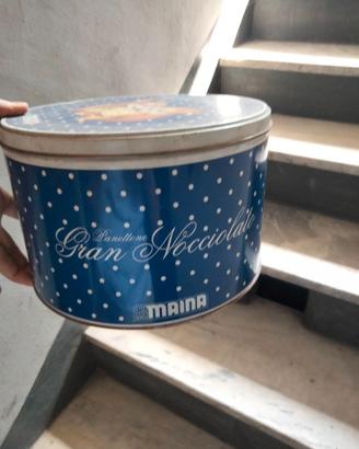 Scatola latta vintage MOTTA